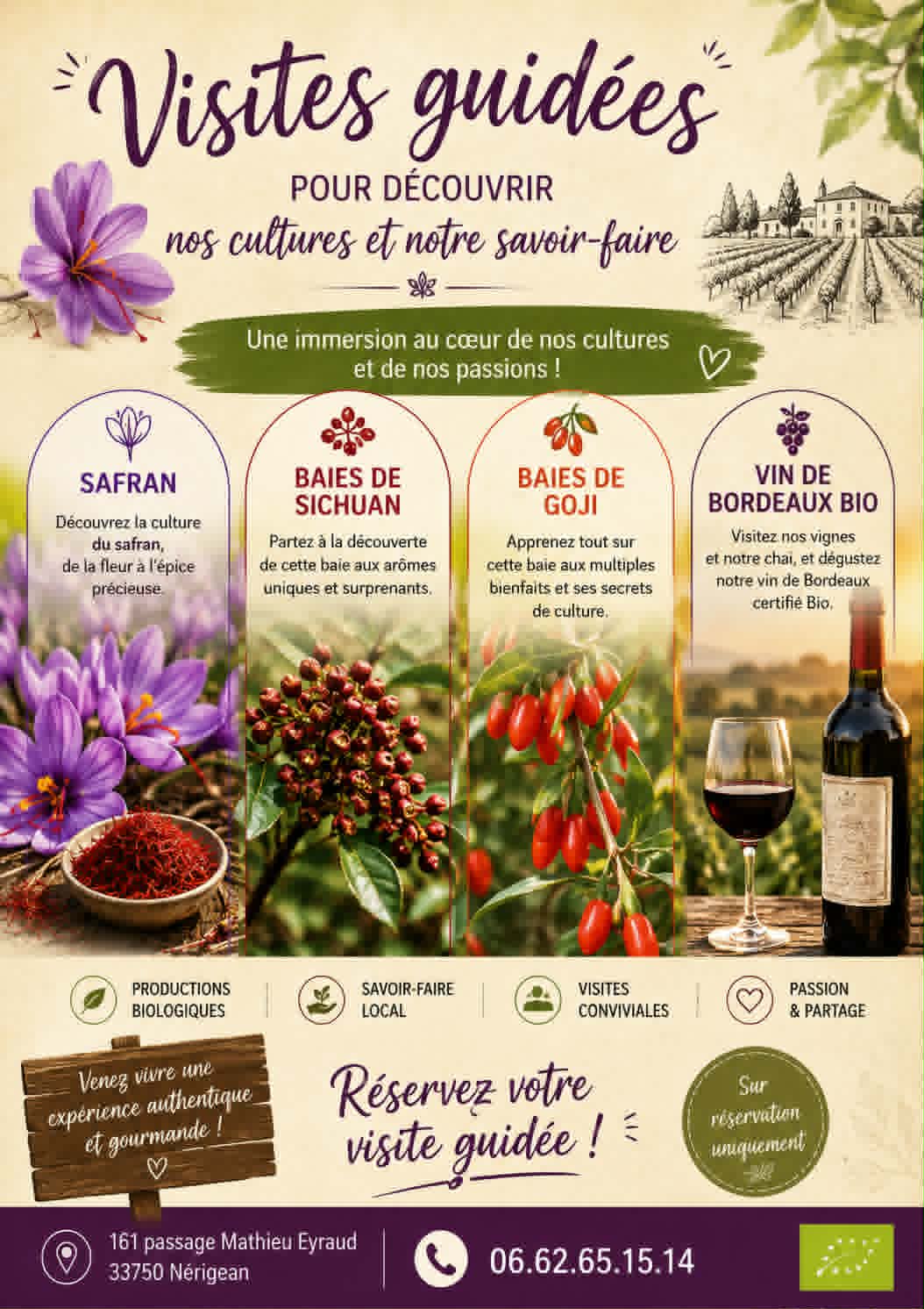 Safran Nouvelle Aquitaine, Epices Nouvelle Aquitaine, Cadeaux Nouvelle Aquitaine, Local Nouvelle Aquitaine